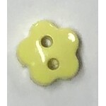 Button - 6mm Flower Bright Yellow
