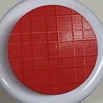 Button - 33mm Red Shank