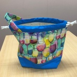 Knitting Bag - Wine Glasses