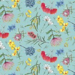 Fabric - Australian Natives - 103 Flowers