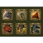In the Beginning Studio - Dragons - The Ancients - 11DRG-1 Multi Ancients Portraits Panel