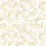 Fabric - Butterfly Whispers Wide Backing - Ecru