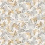 Fabric - Butterfly Whispers Wide Backing - Pebble