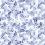 Fabric - Butterfly Whispers Wide Backing - Smoke Grey