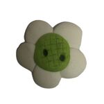 Button - Strawberry Flower