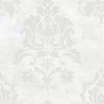 Fabric - Linen Lotus Damask White 170cm Wide