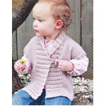 1406 - Shawl Collared Cardigan (Crochet 4 Ply)