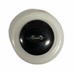 Button - 18mm Black Round