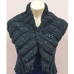 Glenmattim Crafts Handknitted Wool & Rayon Shrug