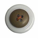 Button - 18mm Taupe