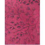 Fabric Piece - WB Print Vines Burgundy 105cm x 280cm