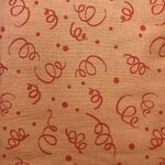 Fabric - WB Printed 280cm Swirl Orange