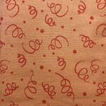 Fabric - WB Printed 280cm Swirl Orange