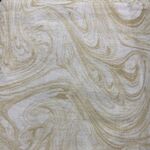 Fabric - WB Printed 280cm Gold Swirl