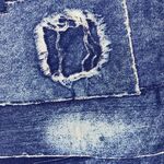 Fabric - WB Print 280cm Denim Patch Print