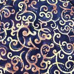 Fabric - WB Print 280cm Batik Blue/Peach