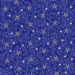 Fabric - WB Print 260cm Blue With Stars