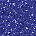 Fabric - WB Print 260cm Blue With Stars