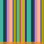 Fat Quarter - Color Wheel, Stripe, Multi