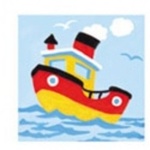 Tapestry Collection D'Art 11.448 Kid's Mini Tapestries [Design: 06 Tug Boat]