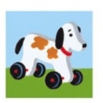 Tapestry Collection D'Art 11.448 Kid's Mini Tapestries [Design: 07 Dog On Wheels]