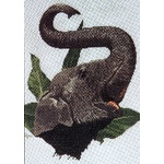  Graeme Ross Cross Stitch Chart - Indian Elephant