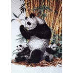 Ross Originals Cross Stitch Chart - Pandas 