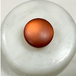 Button - 8mm Pale Orange Matt