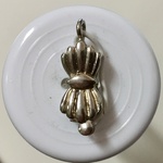 Button - 20mm Bow Silver