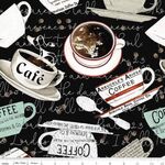 Fat Quarters - J Wecker Frisch - Coffee Chalk