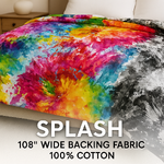 Colour Principle - Splash 108" Wide Backing