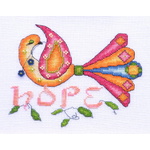 In These Troubled Times - Hope Cross Stitch Pattern