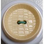 Button - 23mm Round Cream