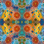 Fabric - Spirit of the Bush 2 Wide Backings- 2061WX Walumarra Business