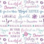 Unicorn Dreamers by Jessica Flick - Words - White