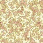 Fabric - WB Print 280cm Benartex Malabar Ivory 2283 07