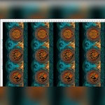 Dragons Emerald Reign – Dragon Medallion Border Print