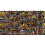 Fabric - Halcyon II 23HN-1 Multi Woodblock