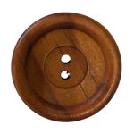 Button - 29mm Round Wood