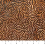 Fat Quarter - Hexie Rust Multi (27742-34) 50cm x 55cm