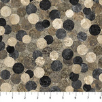 Fat Quarter - Big Dots Slate/Black (27744-94) 55cm x 50cm