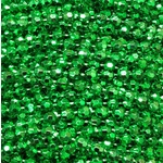 4mm Fused Faceted - Emerald