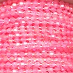 4mm Fused Faceted - Pale Pink