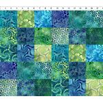 Fat Quarters - Elysian - Patchwork Blue