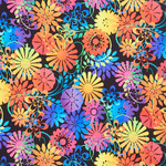 Fabric - PAWsitivity 2PAW-1 Floral Black