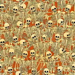 Fabric - Halloween Bone Dance 30380-105