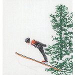 Thea Gouverneur Cross Stitch Kit - Skien / Ski Jump 3039