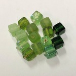Bead Green Cubes Pack of 15