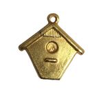 Charm - Birdhouse Gold