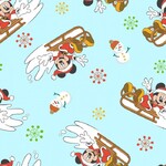 Fat Quarters - Nutex - Mickey and Friends Christmas